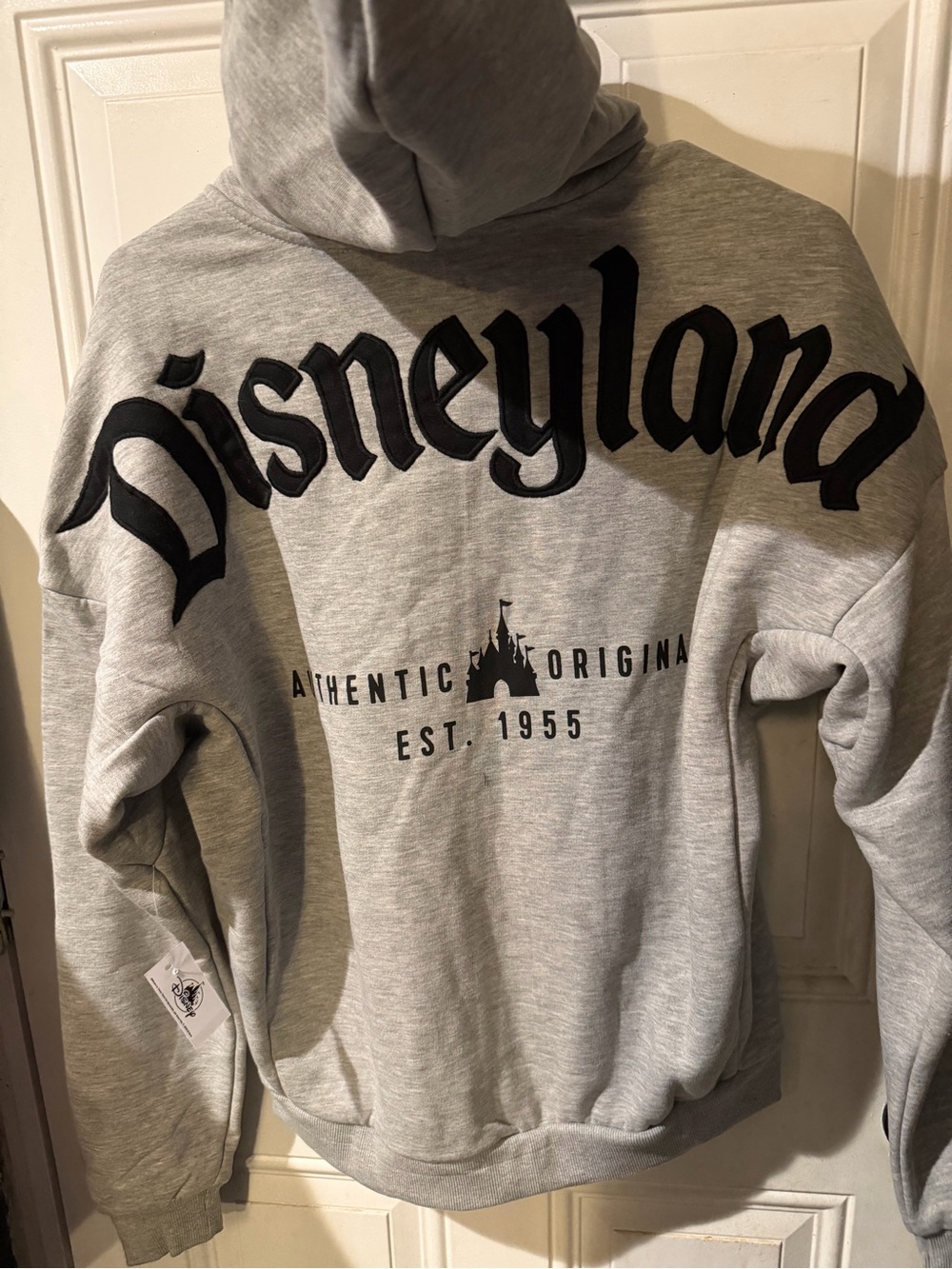 Disney Gray Crewneck Sweatshirt with Black Disneyland Lettering